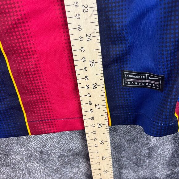 Nike Dri-Fit FC Barcelona Lionel Messi Jersey Short Sleeve Men's M *Flaw - Picture 8 of 15